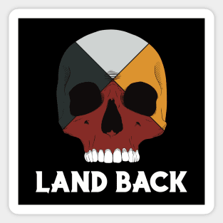 Land Bank Skull Sticker